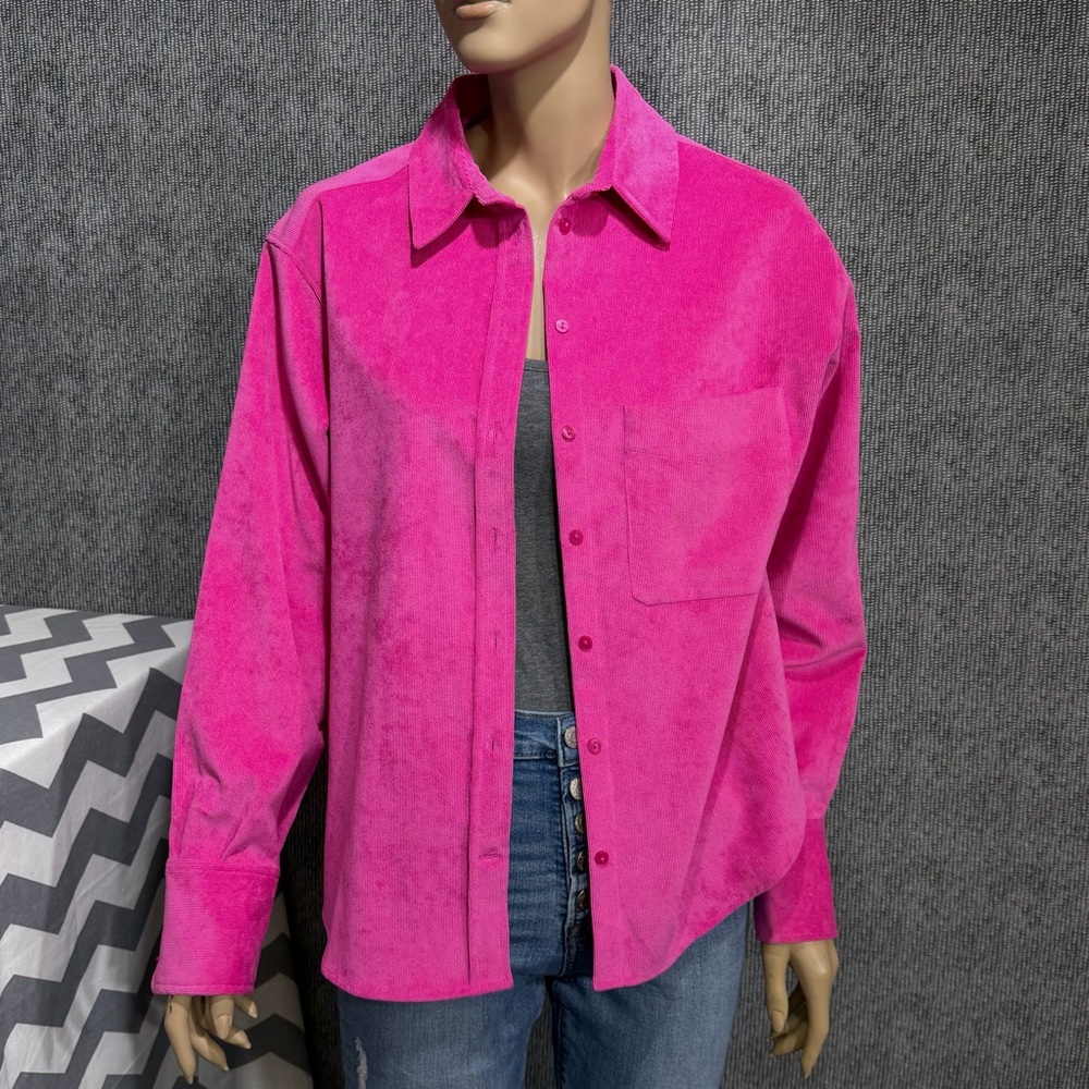 ZARA Soft Corduroy Shirt - Picture 16 of 16